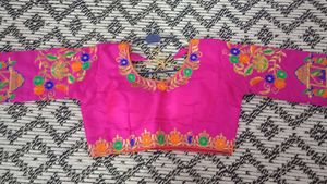 Pink Embroidered Blouse