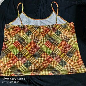 I. Patchwork Cami Top