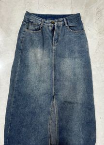 SALE❗️Denim Slit Skirt