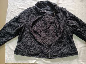 NEW LANE BRYANT PLUS SIZE LACE MOTO JACKET