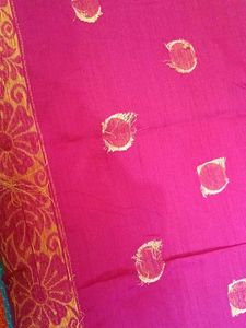 Magenta Cotton Saree