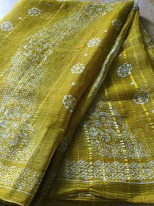 Elegant Olive Green Saree