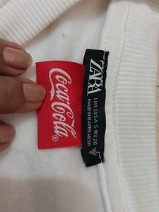 Coca Cola Crop Sweatshirt