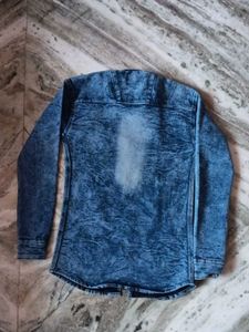 Denim Jacket with UK Flag