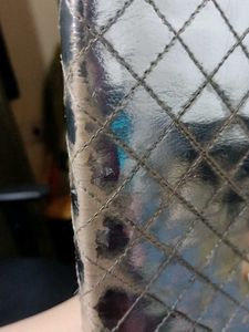 Silver Quilted Wallet