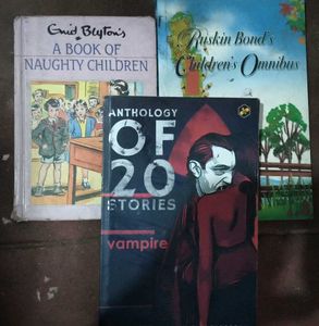 Combo Of Three Books Enid Blyton, Horror, Ruskin