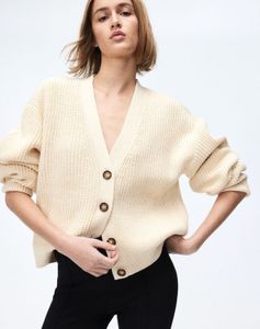 H &amp; M Elegant Cream Cardigan