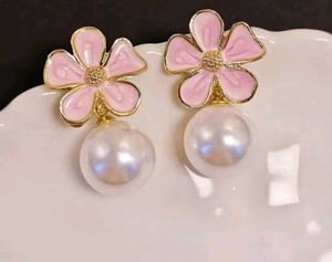 Combo Of 5 Korean Floral Earrings