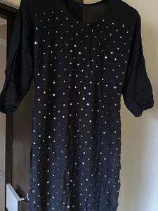 BLACK MIRROR DESIGN KURTI