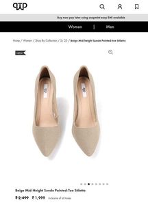 Mid-Height Suede Pointed-Toe Stiletto