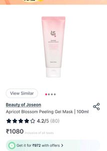 Korean Beauty Of Joseon Face Mask, Used Just Once