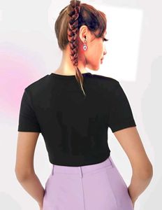 Black Flower Graphic Tee