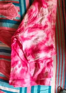 Clearance Sale Pink Tie-Dye T-Shirt