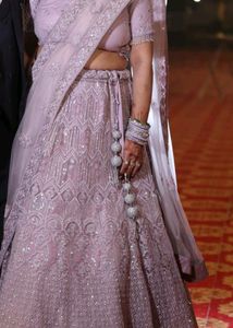 Latest Lilac Lehenga With Cancan