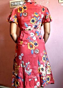 Floral Button-Down Dress