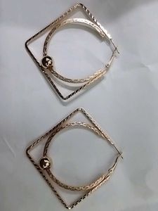 Geometric Hoop Earrings