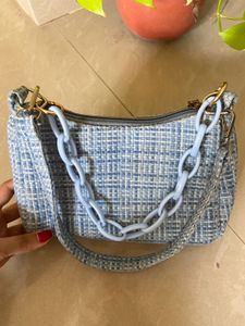 Blue Y2K Shoulder Bag