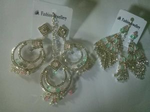 Sparkling Silver-Tone Jewelry Set