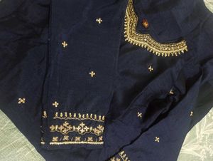 Navy Blue Kurta Set