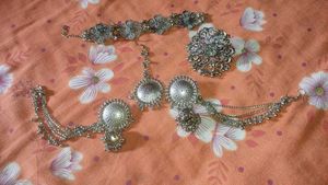 Silver Oxidized Jewelry Set