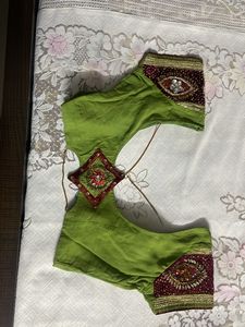Heavy Work Pure Georgette Saree With Velve Border