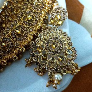 Heavy Nacklace Royal Bridal Jewelry Set