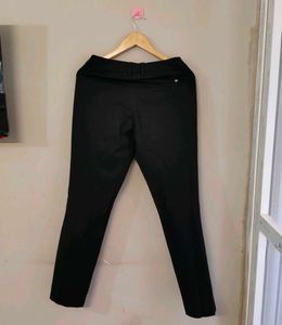 Allen Solly Black Formal Trousers