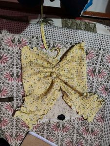 Yellow Floral Top