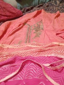 Very Elegant Suit With Hand Work
