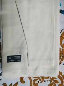 White Quarter-Zip Polo Shirt