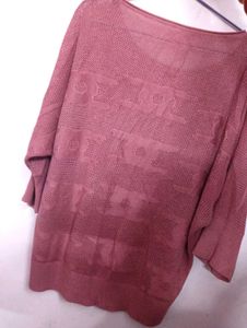 Pink Knit Top