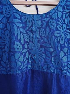 PRETTY BLUE LONG DRESS FOR WOMEN