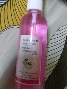 Rose Water Toner
