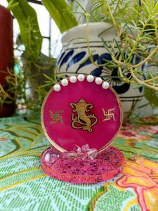 Resin Ganesha Showpiece/ Car Dashboard