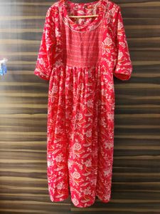 Floral Print Kurta