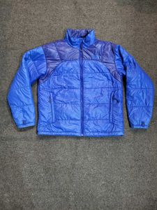 Blue North Face Puffer Jacket