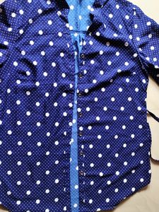 Blue And White Dot Jacket