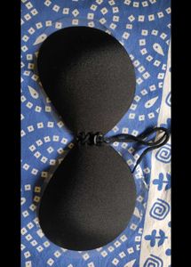 Black Silicon Stick-on Push Up Bra