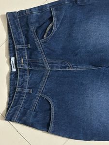 Woman Wide Leg Denim Jeans