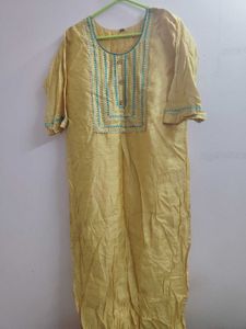 Elegant Yellow Kurta