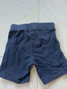 Boys Blue Cotton Shorts