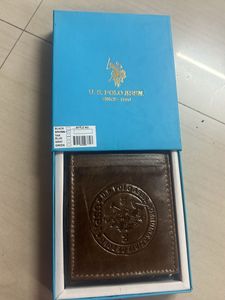 U.S. Polo Assn. Brown Leather Wallet