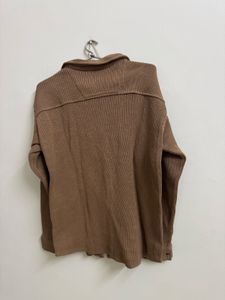 Zara Brown Corduroy Shirt