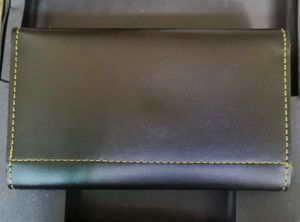 Personalized Black Leather Wallet