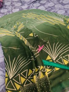 Green Colour Saree Daily Wear