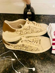 Flying Machine Beige Sneakers