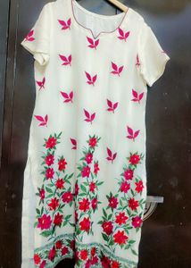 Multi Floral Print Suit Salwar &amp; Dupatta 44 Bust
