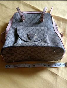 Grey and Pink Bag pack