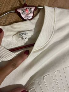 Alone In Paradise White Sweatshirt