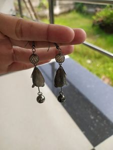 Oxidised Earings 3 Pairs